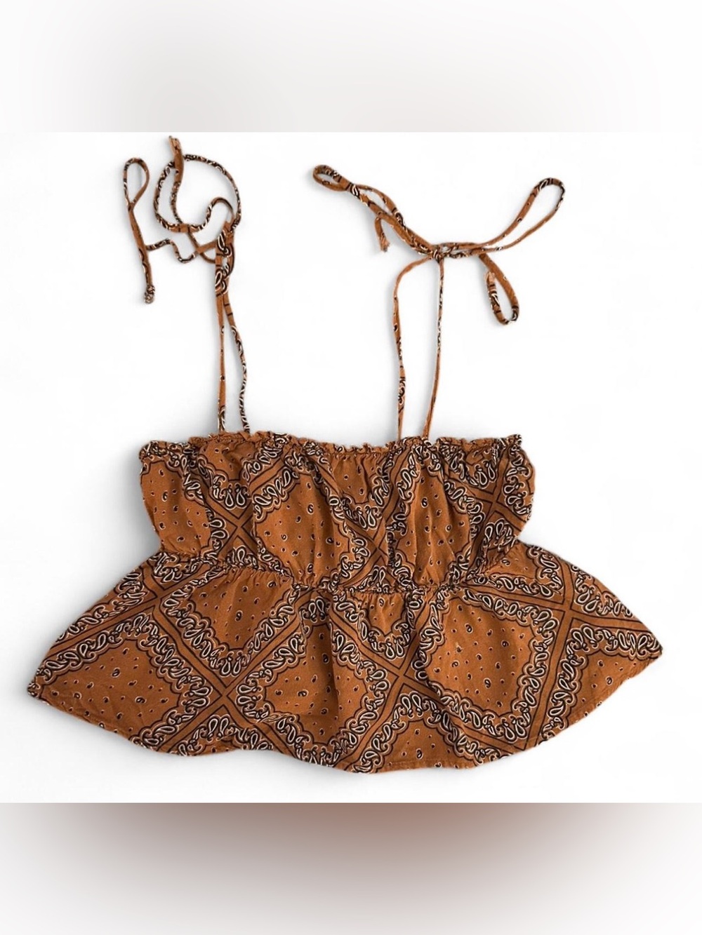 Paisley Crop Top